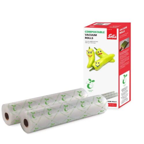 Set de 2 role folie gofrate pentru vidat 30x600 cm, Solis, Eco