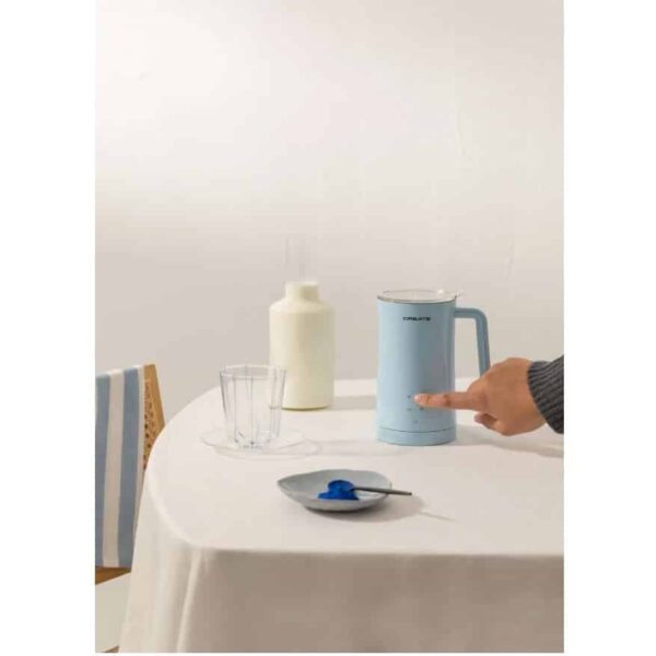Aparat de spumare lapte, CREATE, Studio, 580 ml, bleu pastel
