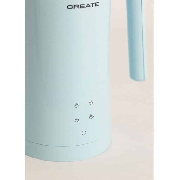 Aparat de spumare lapte, CREATE, Studio, 580 ml, bleu pastel