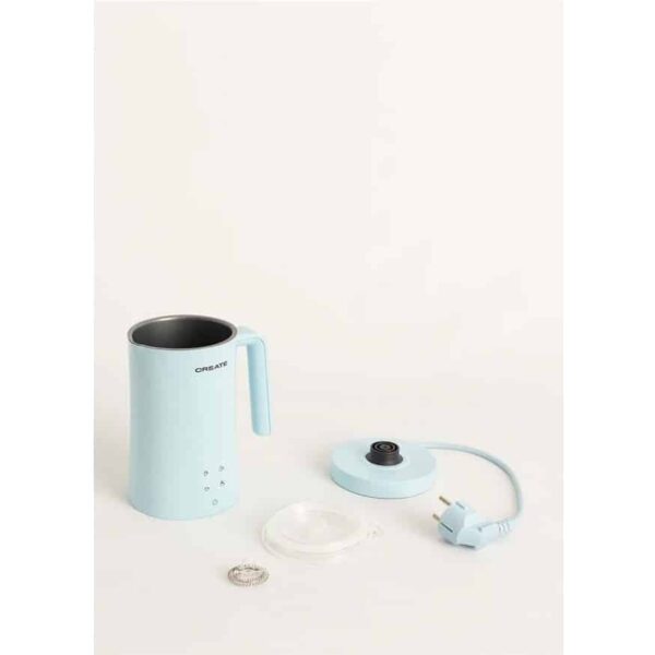 Aparat de spumare lapte, CREATE, Studio, 580 ml, bleu pastel