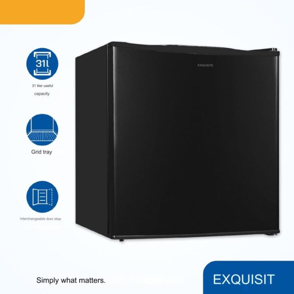 Mini congelator, Exquisit, 31 litri, negru