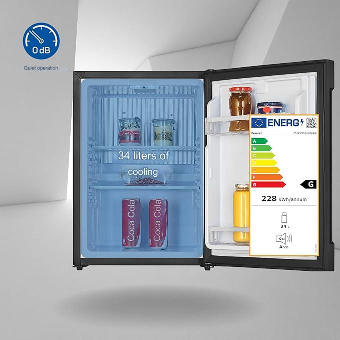 Frigider minibar, Exquisit, 34 litri, negru