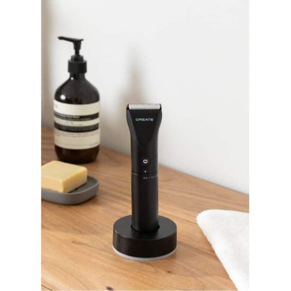 Aparat de ras si tuns fara fir, CREATE, Clipper Easy, negru