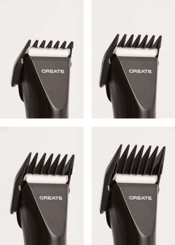 Aparat de ras si tuns fara fir, CREATE, Clipper Easy, negru