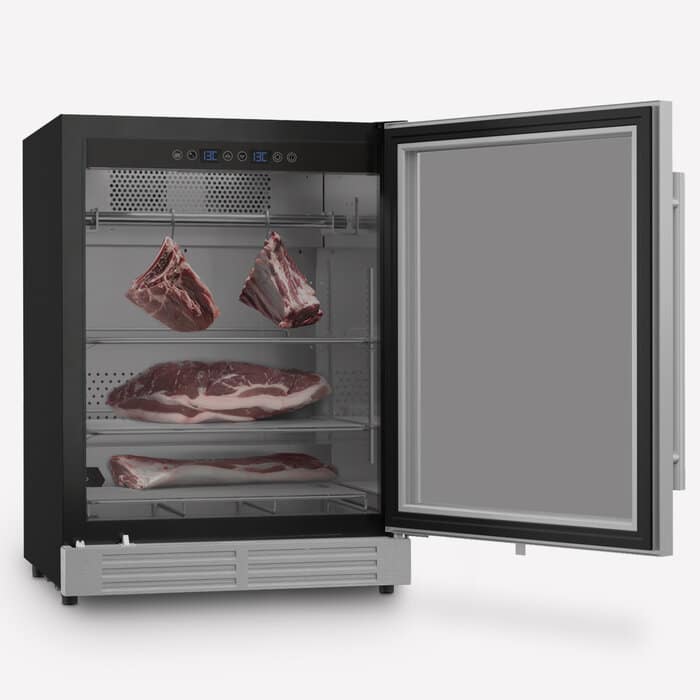 Frigider maturat carne, H.Koenig, BLK660, 125 litri, inox