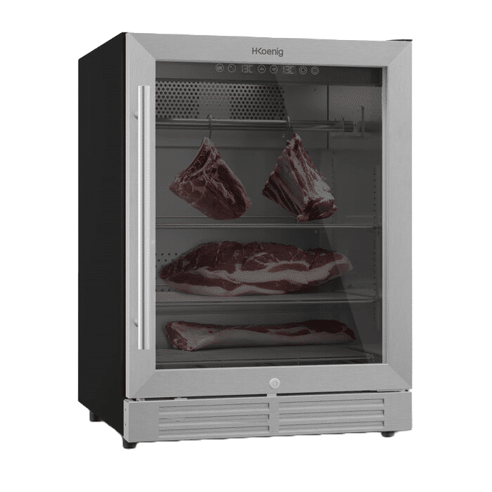Frigider maturat carne, H.Koenig, BLK660, 125 litri, inox