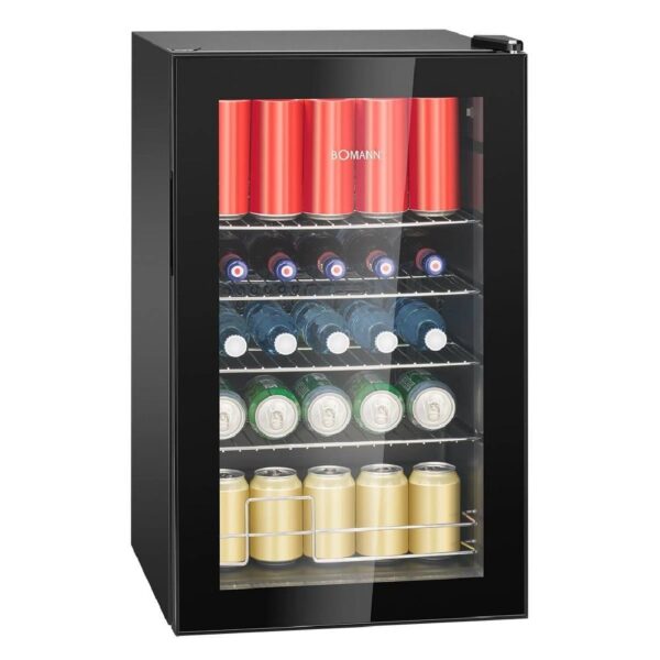 Vitrina frigorifica, Bomann, KSG7287, 63 litri, negru