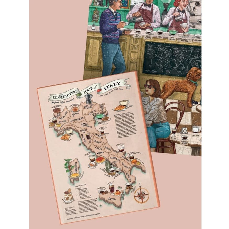 Puzzle 1000 de piese, Water&Wines – CP-ITALY