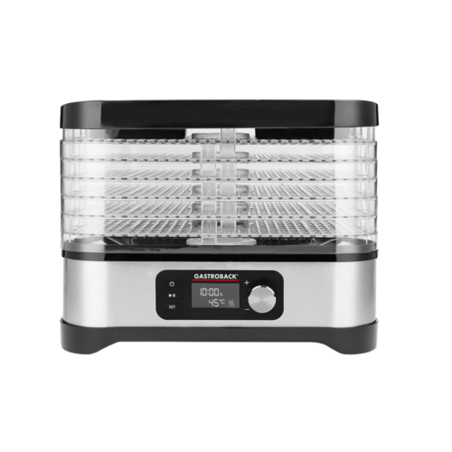 Deshidrator alimente, Gastroback, Natural Plus, 6 tavi, inox