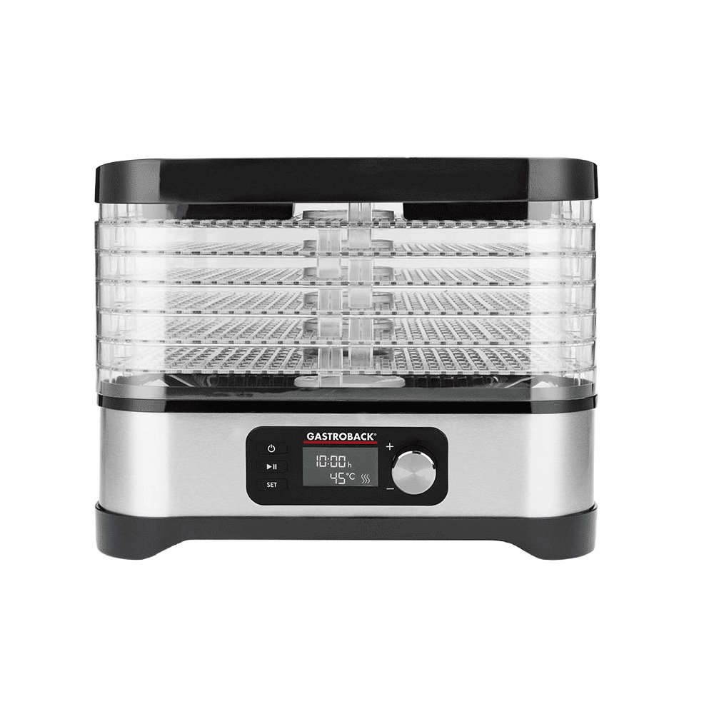 Deshidrator alimente, Gastroback, Natural Plus, 6 tavi, inox