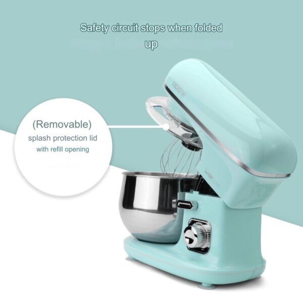 Mixer cu bol, Clatronic, Retro, 5 litri, 1100 W, verde pastel