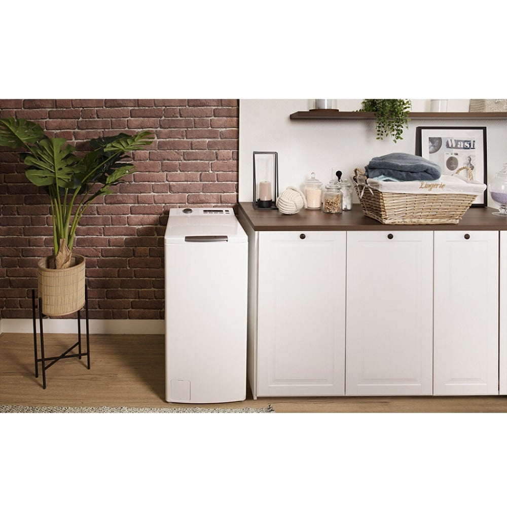 Masina de spalat rufe cu incarcare verticala, Schneider, 6 kg, 1200 rpm, alb