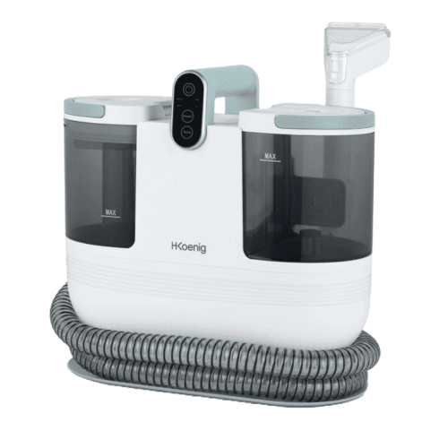 Aparat de curatat pentru textile si tapiterie, H.Koenig, TWT88, 1200 W, alb