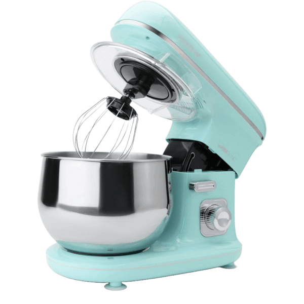Mixer cu bol, Clatronic, Retro, 5 litri, 1100 W, verde pastel