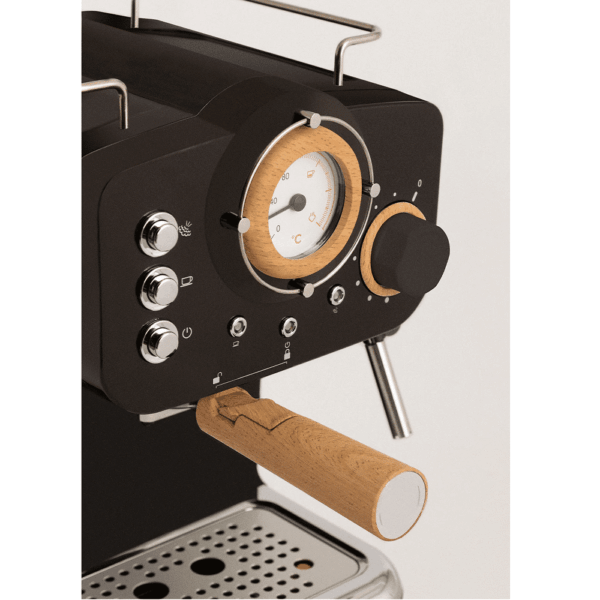 Espressor Retro manual, CREATE, Thera Retro, negru