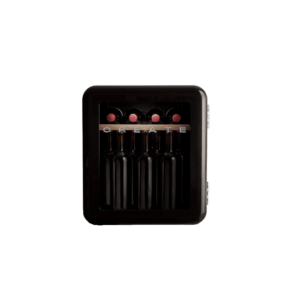 Racitor de vin Retro, 12 sticle, CREATE, negru