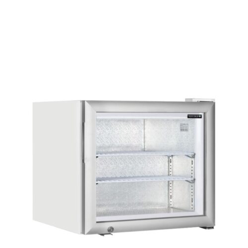 Mini congelator tip vitrina, Tefcold, UF50G, 48 litri, alb