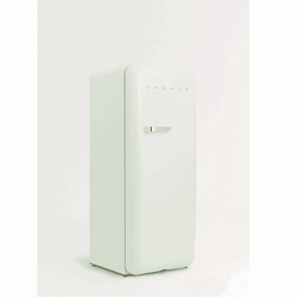 Frigider Retro, CREATE, 281 litri, verde pastel/silver