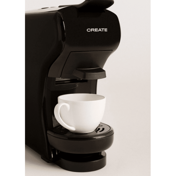 Espressor Retro automat 3in1, CREATE, Potts, negru