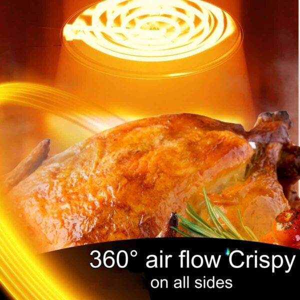 Friteuza cu aer cald Air Fryer, Bomann, 5 litri, 1450 W, negru
