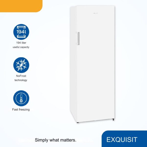 Congelator, Exquisit, sistem MultiAirflow, 194  litri, alb