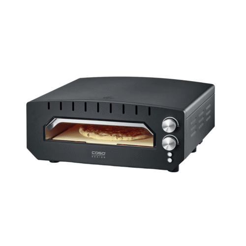 Cuptor electric pentru pizza pe vatra Caso Germany, Pizza Chef 400°C, negru