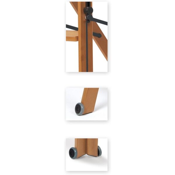 Scara pliabila, Arredamenti Italia, H 80 cm, Tuscania 4, lemn cires