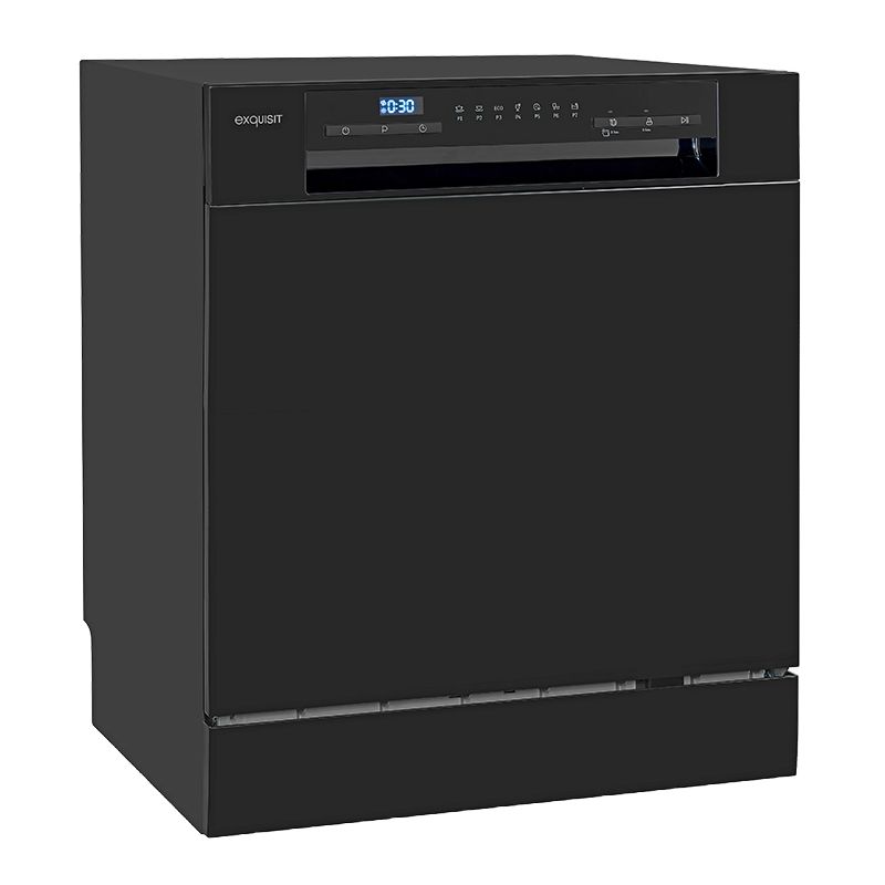Masina de spalat vase slim, Exquisit, GSP508-030DN, 6 seturi, negru