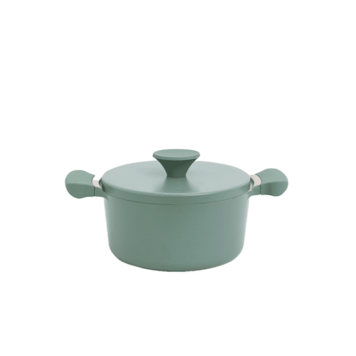 Vas de gatit cu capac, CREATE, Studio, 3 litri, sage/cupru