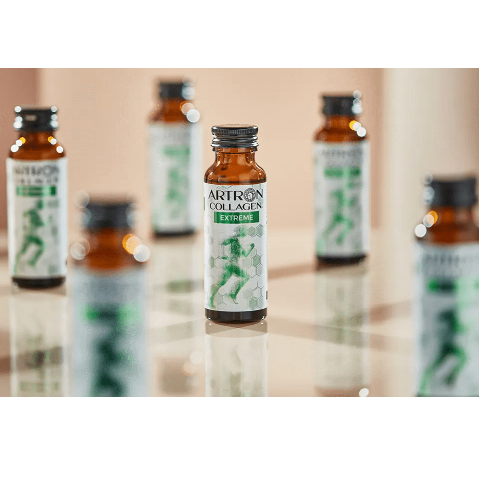 Colagen marin hidrolizat 10.000 mg pentru articulatii, muschi si oase, Artron Gold Collagen Extreme, 10 flacoane x 50 ml