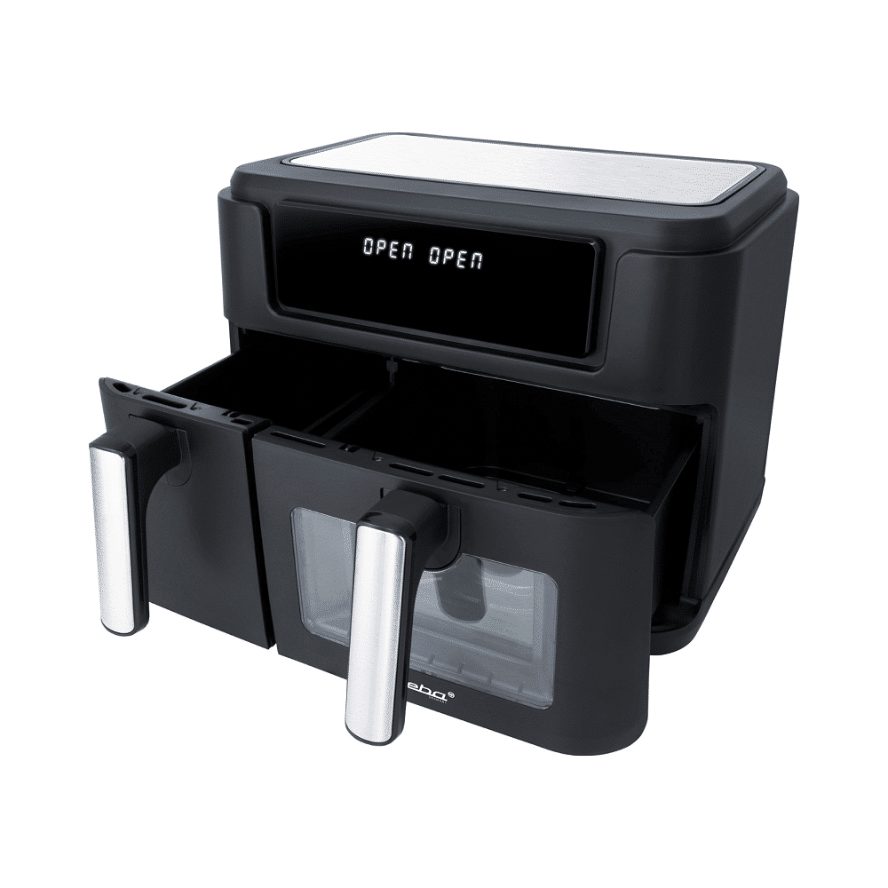 Friteuza cu aer cald Air fryer, Steba Germany, HF 9500 DUO, 9.5 litri, negru/inox