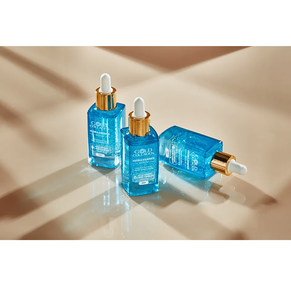 Serum colagen de zi, hidratare intensa, cu acid hialuronic si vitamina B5, Gold Collagen, Hydra Essence, 30 ml