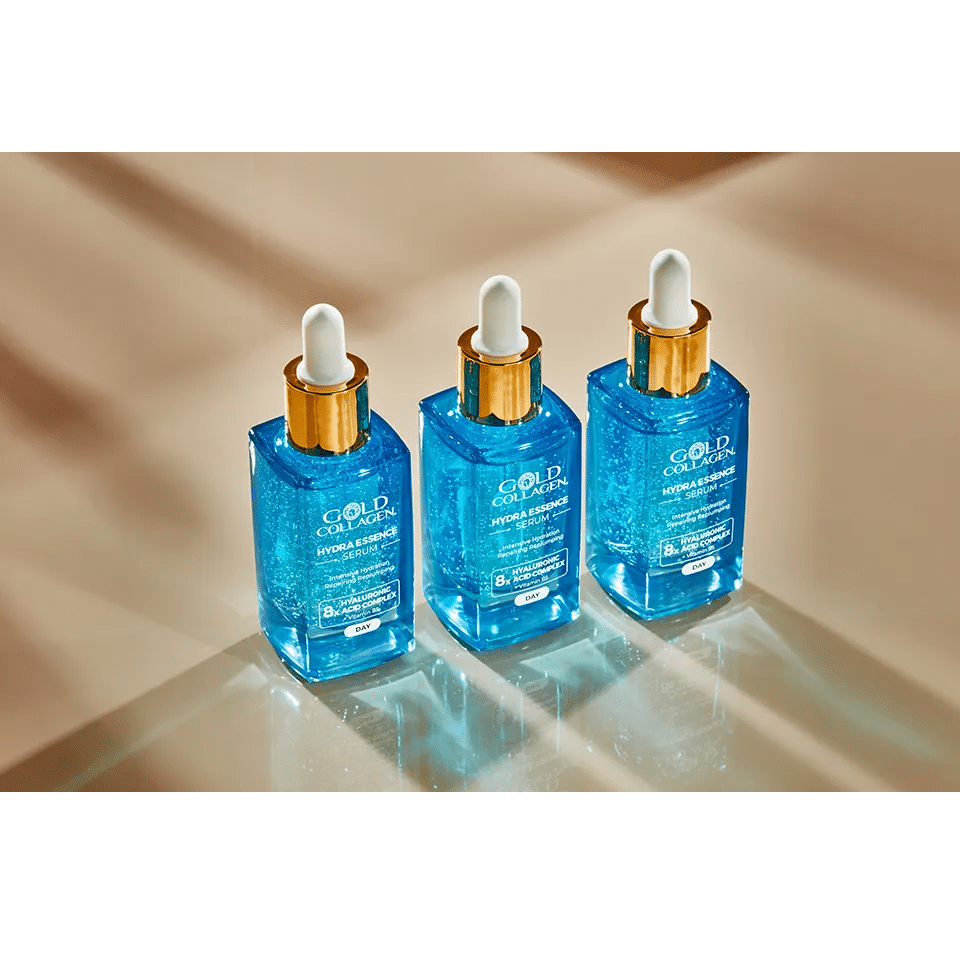 Serum colagen de zi, hidratare intensa, cu acid hialuronic si vitamina B5, Gold Collagen, Hydra Essence, 30 ml