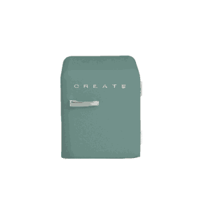 Frigider minibar Retro, CREATE, 48 litri, sage/silver
