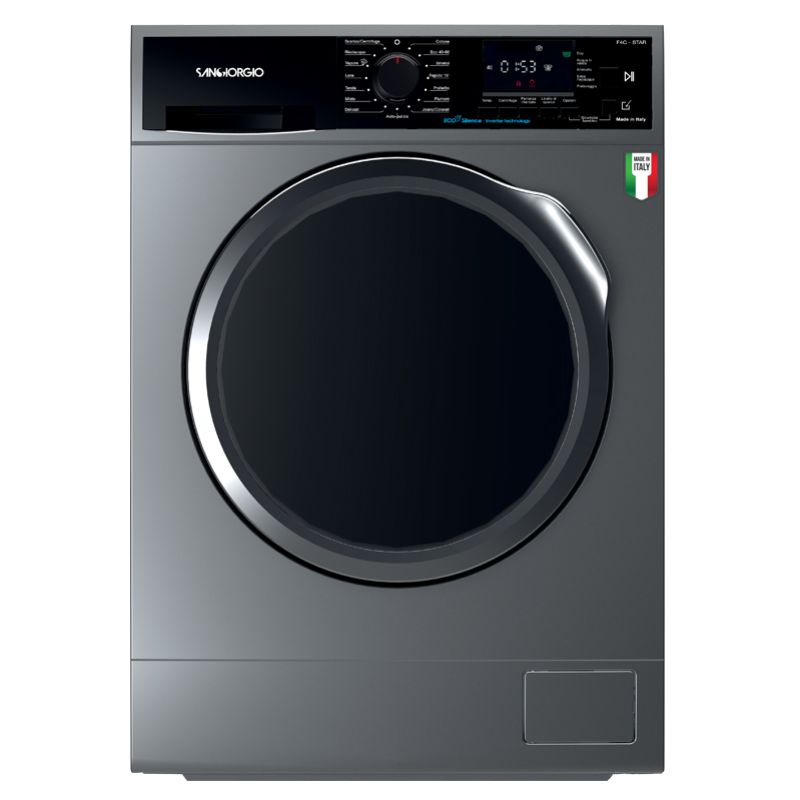 Masina de spalat rufe, SanGiorgio, F814CA8SC, 8 kg, 1400 rpm, gri