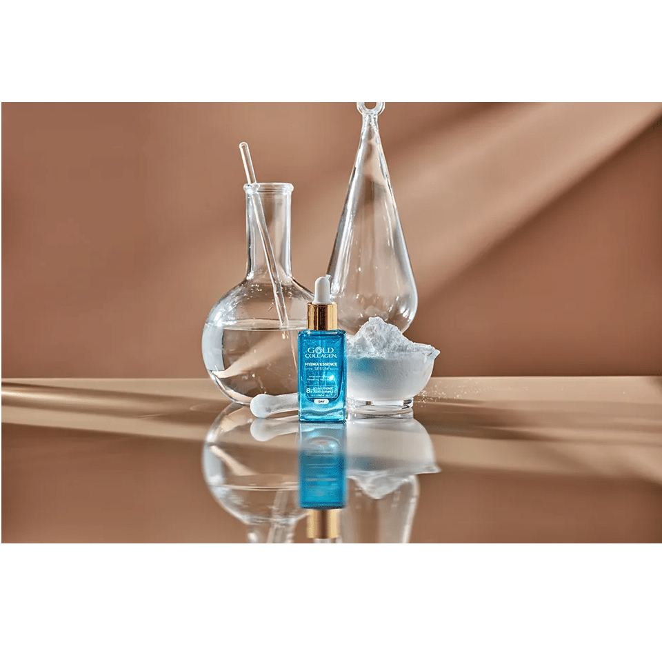 Serum colagen de zi, hidratare intensa, cu acid hialuronic si vitamina B5, Gold Collagen, Hydra Essence, 30 ml