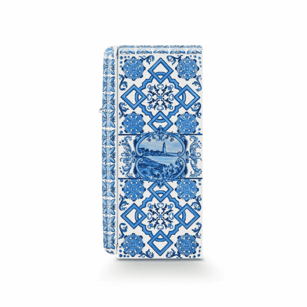 Frigider retro, Smeg x Dolce&Gabbana, 270 litri, albastru/alb
