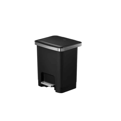 Cos de gunoi cu pedala, EKO, Hana 2, 15 litri, 1 compartiment, negru