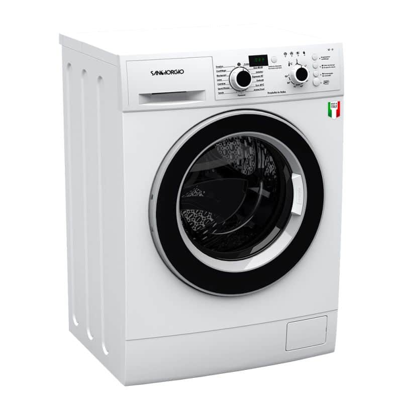 Masina de spalat rufe, SanGiorgio, SENS812D, 8 kg, 1200 rpm, alb