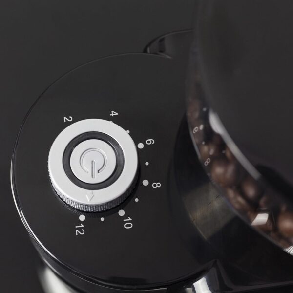 Rasnita electrica de cafea, Caso Germany, Barista Crema, 190 g, negru