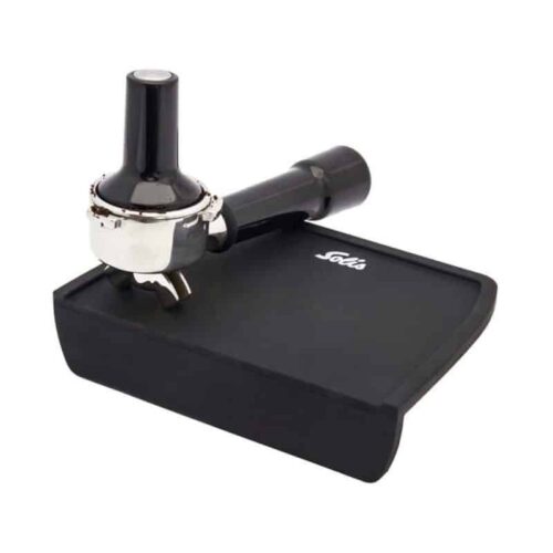 Suport portafiltru, Solis, Tamping Mat, negru