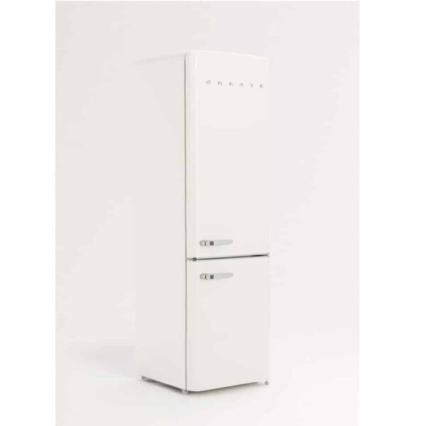 Combina frigorifica Retro, CREATE, 244 litri, crem/silver