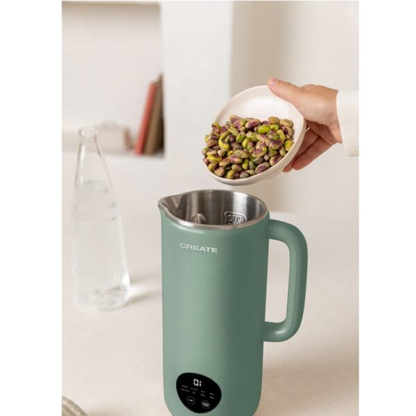 Aparat automat de facut lapte vegetal, CREATE, Vegan Milk Maker Studio, sage