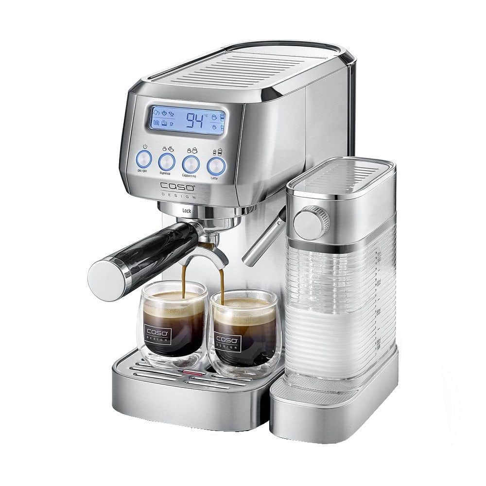 Espressor semiautomat, Caso Germany, Gourmet Latte, inox