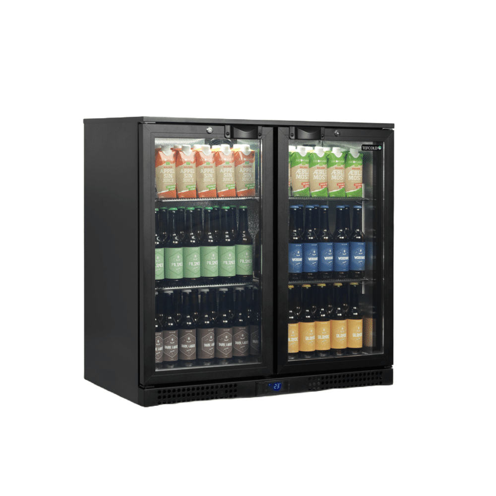 Vitrina frigorifica, TEFCOLD, BA26H, 182 litri, negru