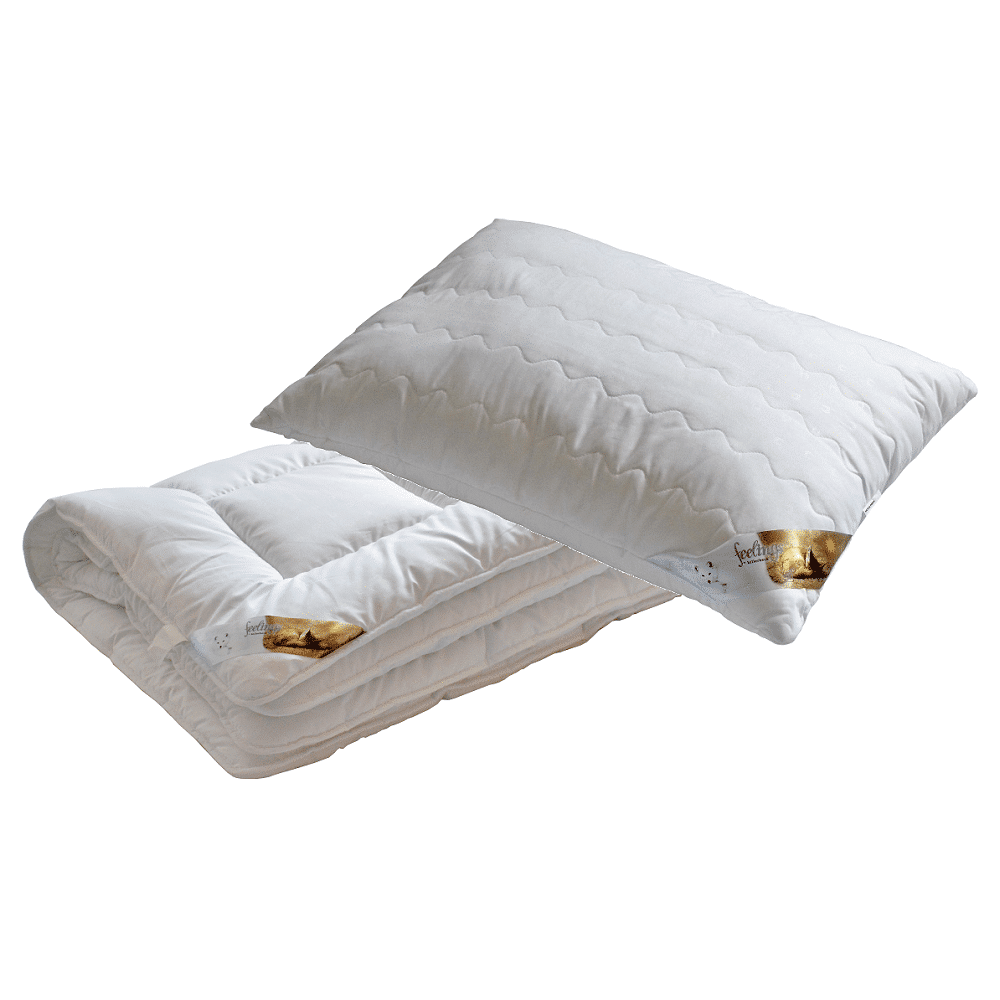 Set perna si pilota, Billerbeck, colectia Feelings, Katica, 2 piese, alb