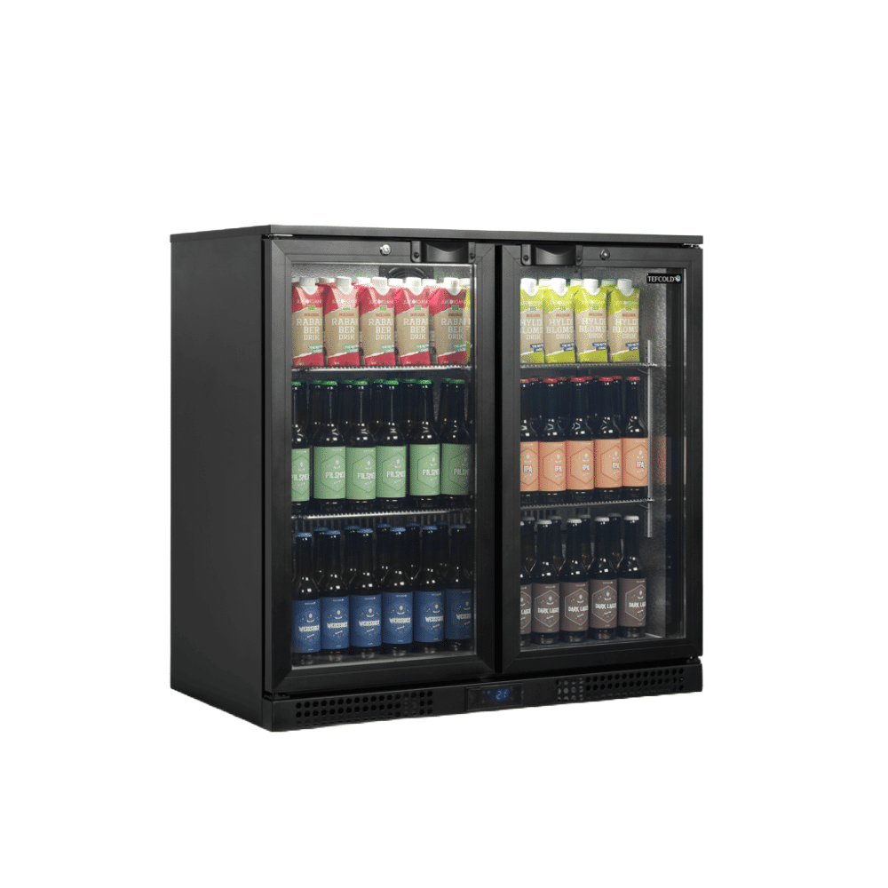 Vitrina frigorifica, TEFCOLD, BA21H, 188 litri, negru