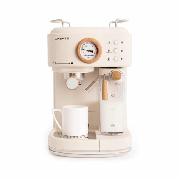 Espressor Retro semiautomat, CREATE, Thera Retro Pro, crem