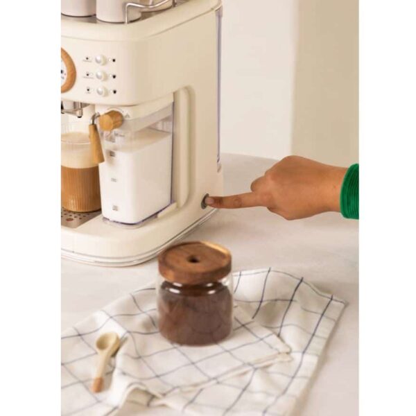 Espressor Retro semiautomat, CREATE, Thera Retro Pro, crem