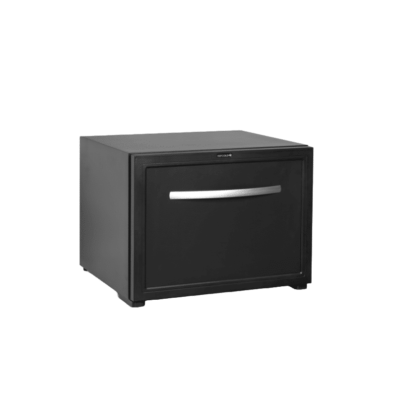 Minibar tip sertar, TEFCOLD, 45 litri, negru